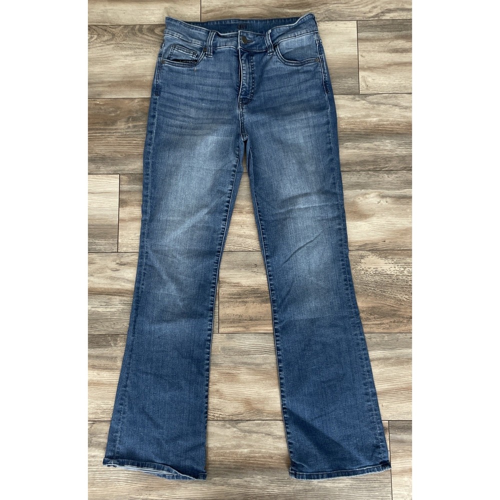 KUT from the Kloth Ana High Rise Fab Ab Baby Bootcut Women's Size 8 Stretch‎